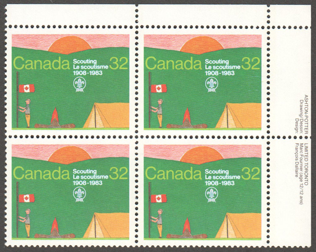 Canada Scott 993 MNH PB UR (A9-2) - Click Image to Close